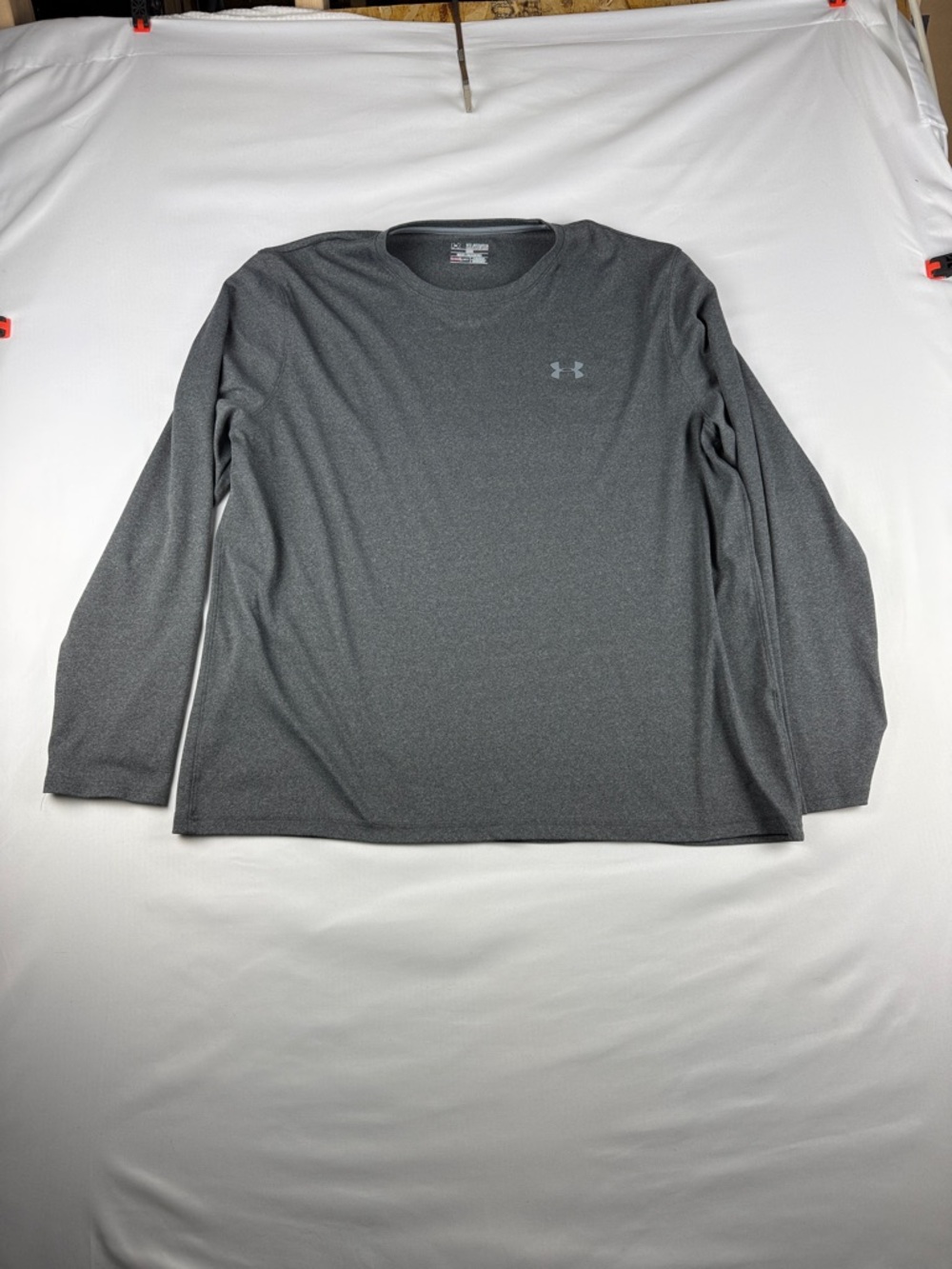 Under Armour Gray Loose Fit Long Sleeve Athletic Shirt 2XL